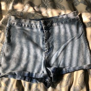 High Waisted Jegging Shorts